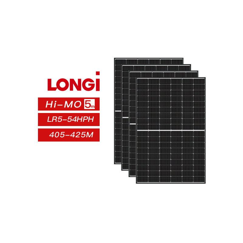 Wholesale Cheap Solar Panel Best Price Longi Lr5-54hph 405-425m 405 410w 415w 420w 425w Frame Black Half Cut Solar Module