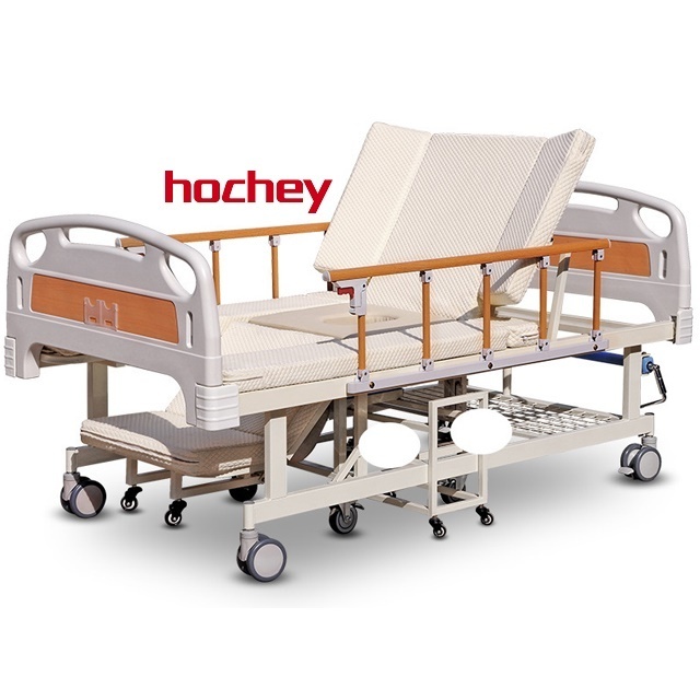 HOCHEY MEDICAL Luxury Multifunction Home Nursing Wheelchair Care Bed For Elderly care