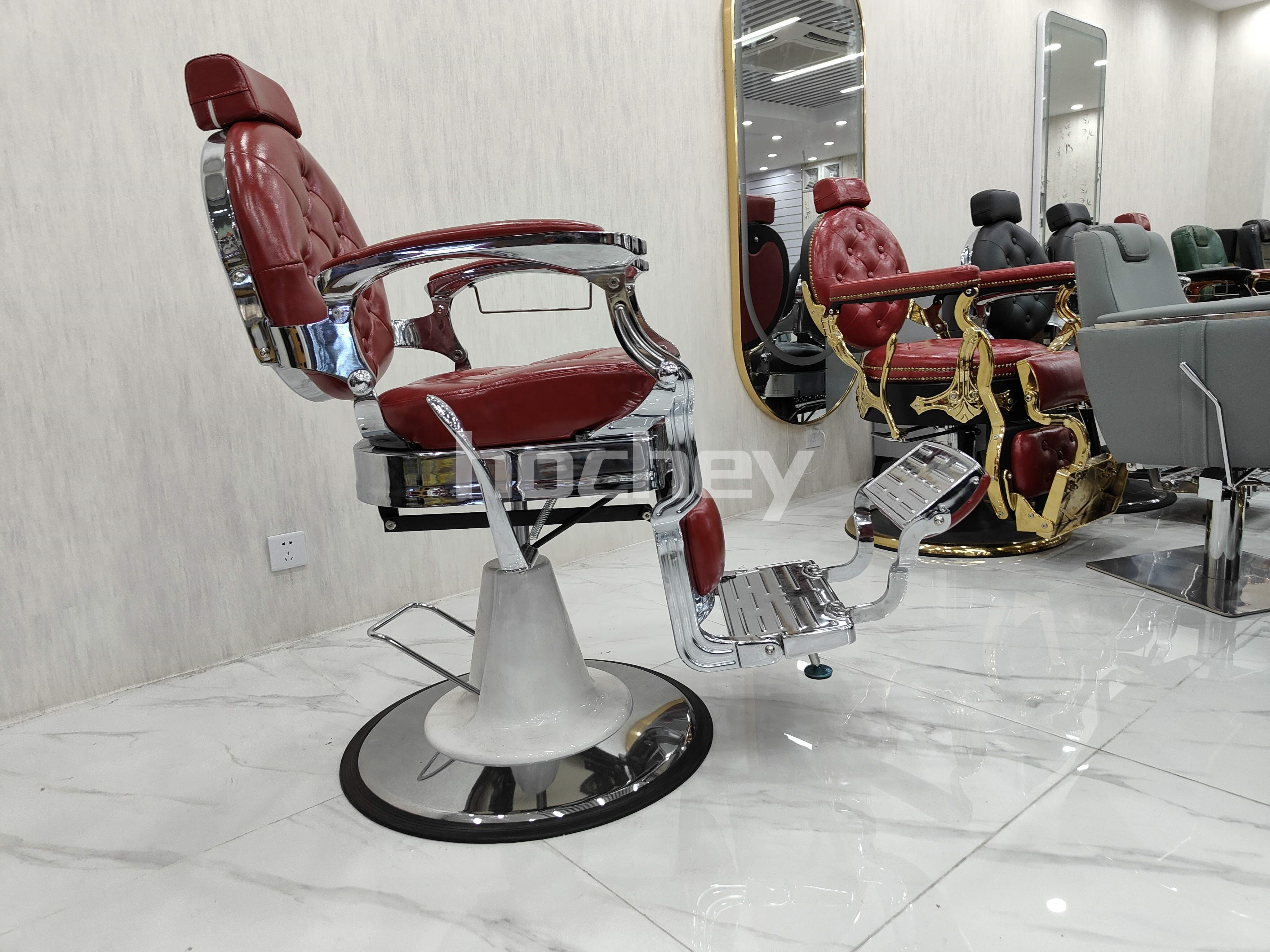 Hochey factory hot sale salon furniture hairdressing hair spa massage cheap wholesale second hand barber chair