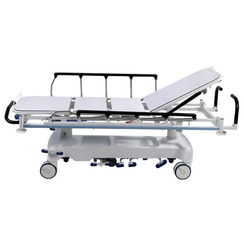 ABS mechanical medical transport patient folding wheelchair ambulance emergency stretcher