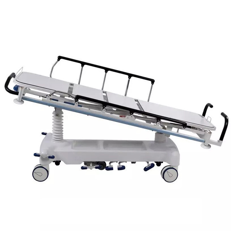 ABS mechanical medical transport patient folding wheelchair ambulance emergency stretcher