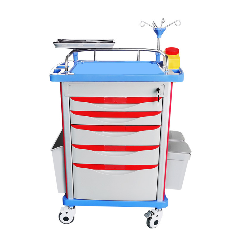 Hochey High Quality Trolley Ultrasound Machine Custom Stainless Steel Trolleys Carts Medical Equipment With CE Certificate