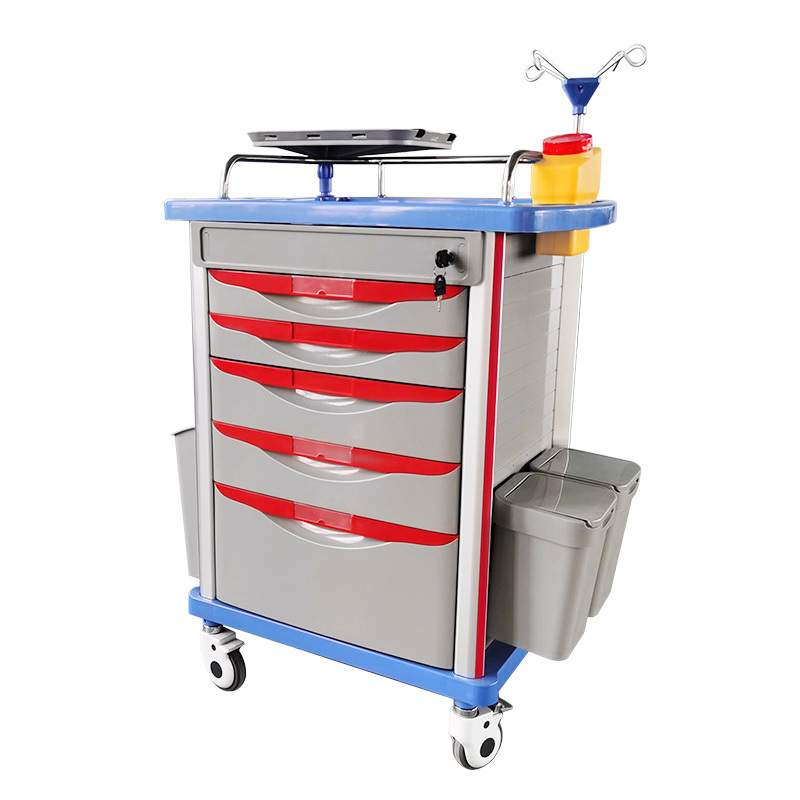 Hochey High Quality Trolley Ultrasound Machine Custom Stainless Steel Trolleys Carts Medical Equipment With CE Certificate