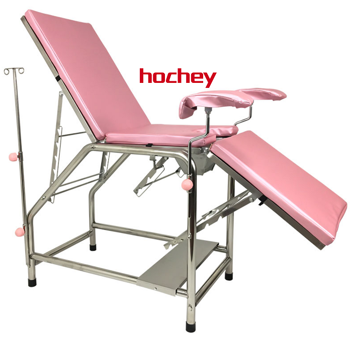 HOCHEY MEDICAL Fast Delivery CE ISO Clinic gynecological examination chair obstetric table with stirrup