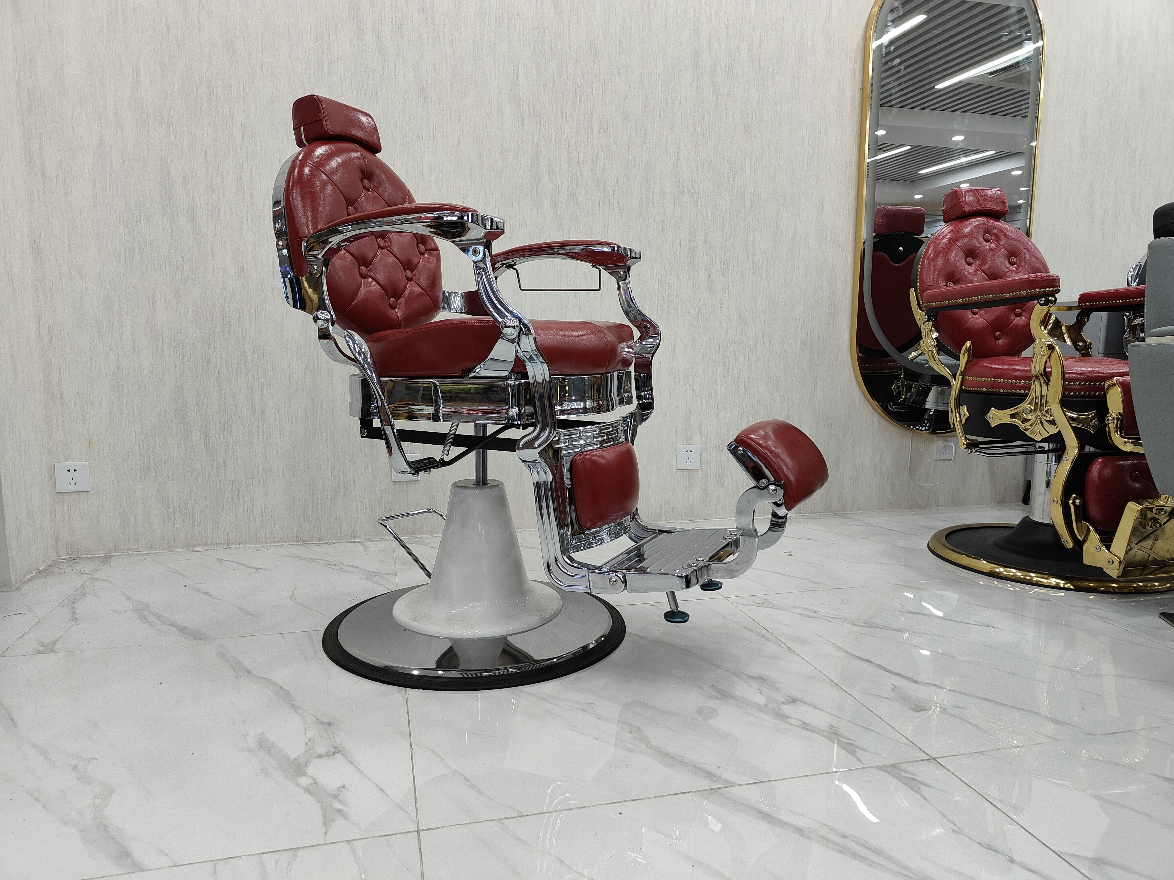 Hochey factory hot sale salon furniture hairdressing hair spa massage cheap wholesale second hand barber chair