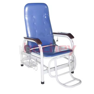 Hochey Cheap Price Customized Hospital Patient Infusion Chair Medical Transfusion Chemotherapy Dialysis Chair with IV Pole