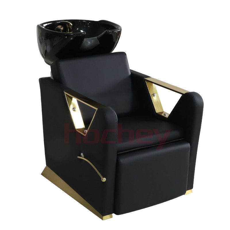 HOCHEY electric adjustable shampoo chairs full body massage bed used for washing hair massage table for beauty salon shop