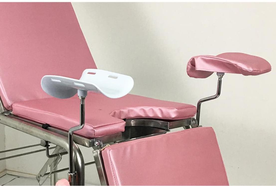 Clinic gynecological examination chair obstetric table with stirrup