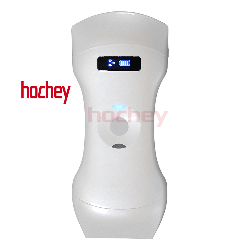 HOCHEY MEDICAL Ready to Ship Wireless ultrasound Wifi Probe Type 3 in 1 Double Head Probe Wireless Mini Color Doppler Ultrasound