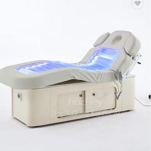 Hochey Luxury Hydro Therapy Water Electric Table Relaxing Thermal Massage Spa Facial Bed with 3 Motor