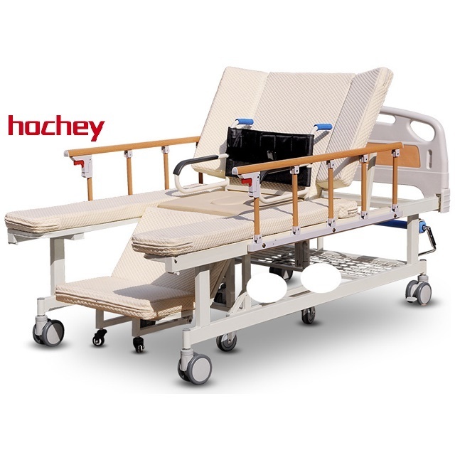 HOCHEY MEDICAL Luxury Multifunction Home Nursing Wheelchair Care Bed For Elderly care