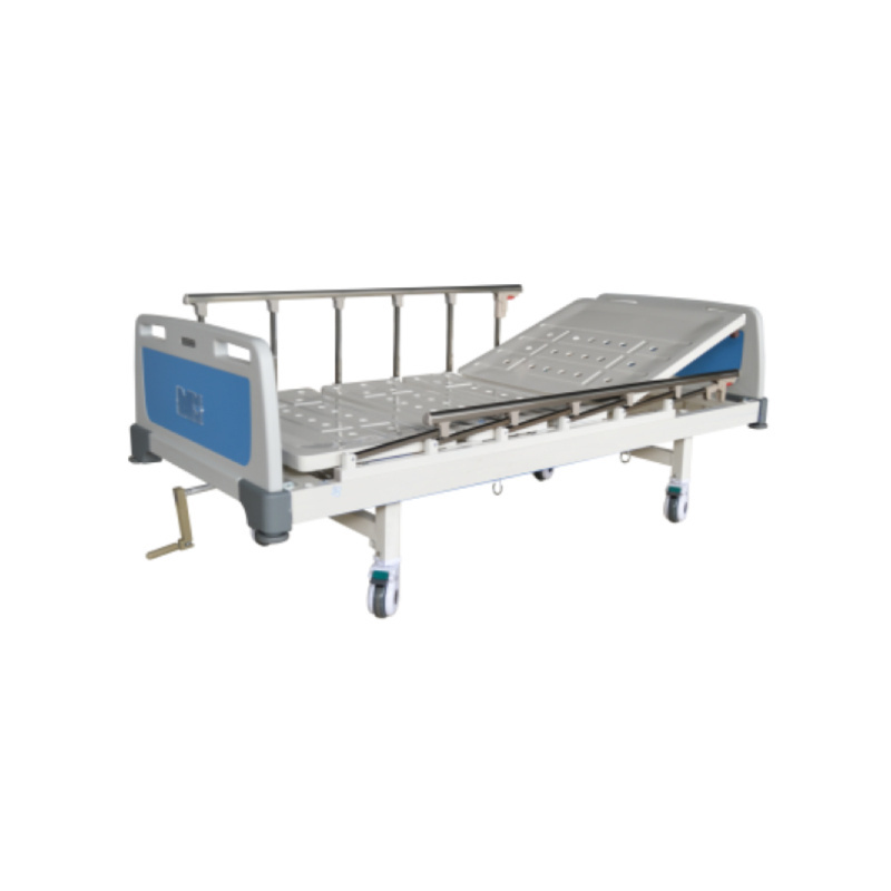 Customized Aluminum Alloy Side Rail 3Crank Manual  Hospital Medical ICU Patient Bed