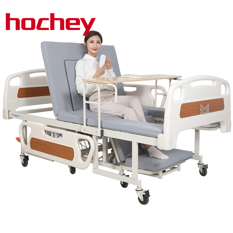 MT MEDICAL Multi-Functional Home Care Patient Nursing  Manual Electric Wheelchair Hospital Bed