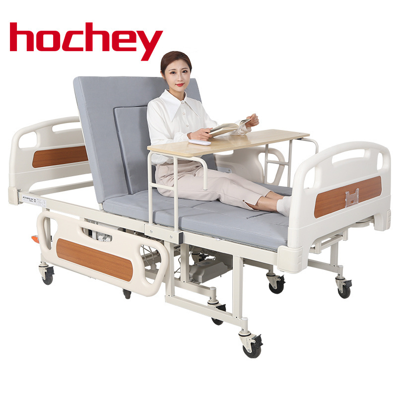 MT MEDICAL Multi-Functional Home Care Patient Nursing  Manual Electric Wheelchair Hospital Bed