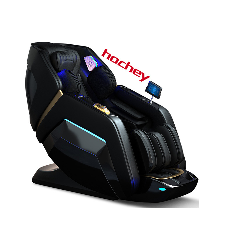 Hochey New Design Luxury Shiatsu Massage Chair Foot Spa Sl Track Full Body Massage Seat Zero Gravity Massage Chair