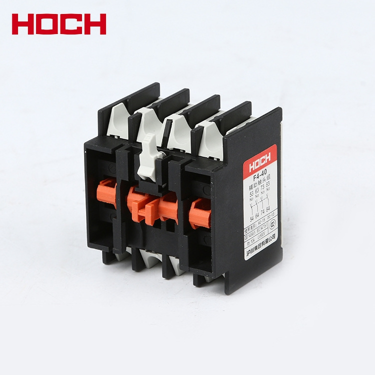 HOCH F4 F8 series two three four 2 3 4 phase pole types auxiliary electrical magnetic ac dc contactor price list manufacturers