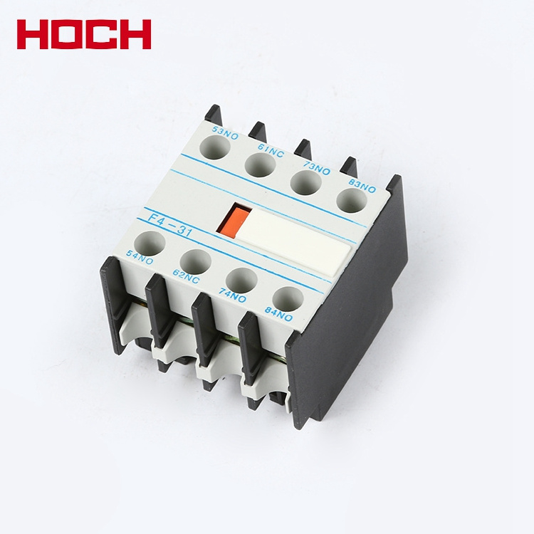 HOCH F4 F8 series two three four 2 3 4 phase pole types auxiliary electrical magnetic ac dc contactor price list manufacturers