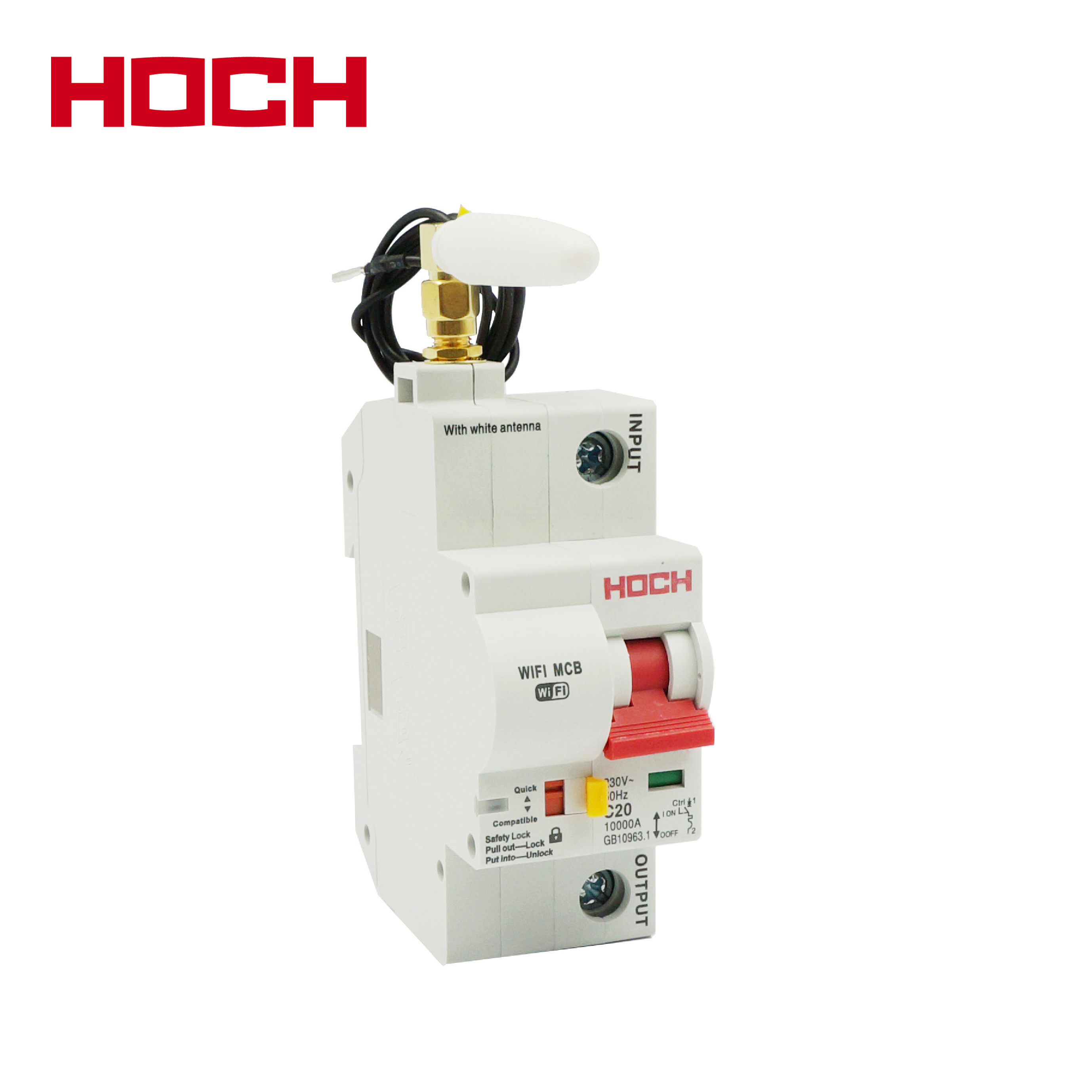 HOCH ZJSB9-80Z series 6A 10A 16A 20A 25A 32A 40A 50A 63A 1p 2p 3p 4p electric circuit breaker automatic reclosing switch