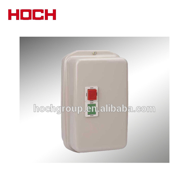 Magnetic starter 7.5KW 220V 380V 24V 110V QCX5-3210 motor start switch QCX2 motor protector 32A motor start button switch