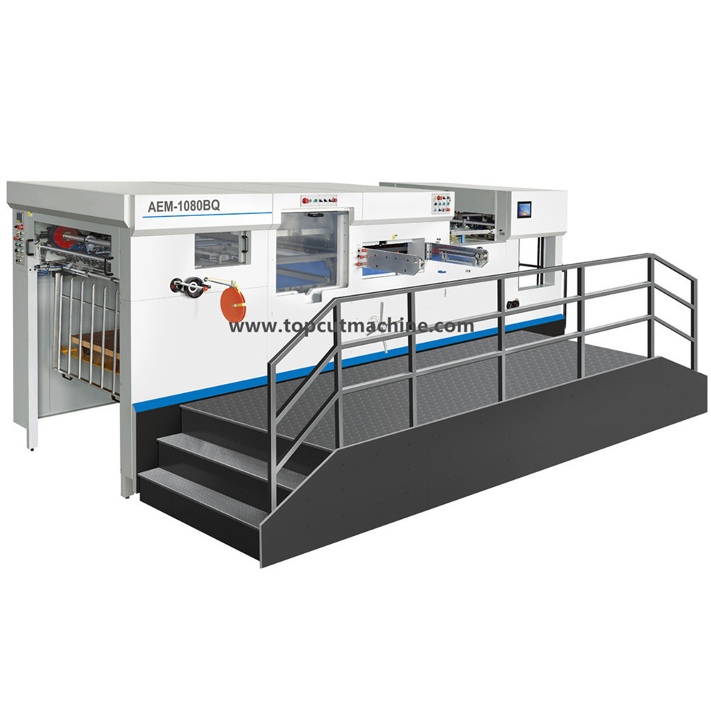 AEM-1080 full auto die cutting and creasing machine for paperboard