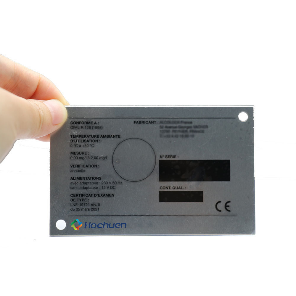 Wholesale Custom Laser Cutting PVC Sheet Plastic Metal Credit Card Size Name Plates Shape OEM Die Cut Stainless Steel Sticker