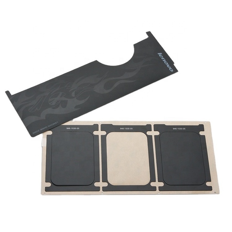 High Precision Made PC PET Plastic Gasket Insulation Pad Laser Cut Custom Die Cutting PEI Sheet with 468mp Adhesive Tape Roll