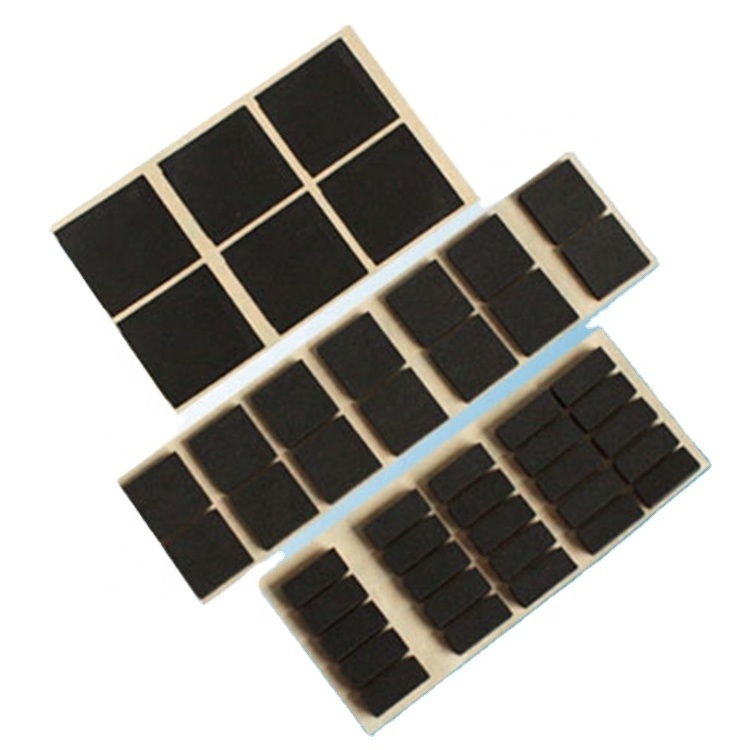 Free Sample Gasket Customized Round Square PU EVA Die Cut Strong Adhesive Double Sided Foam Sticky Pad