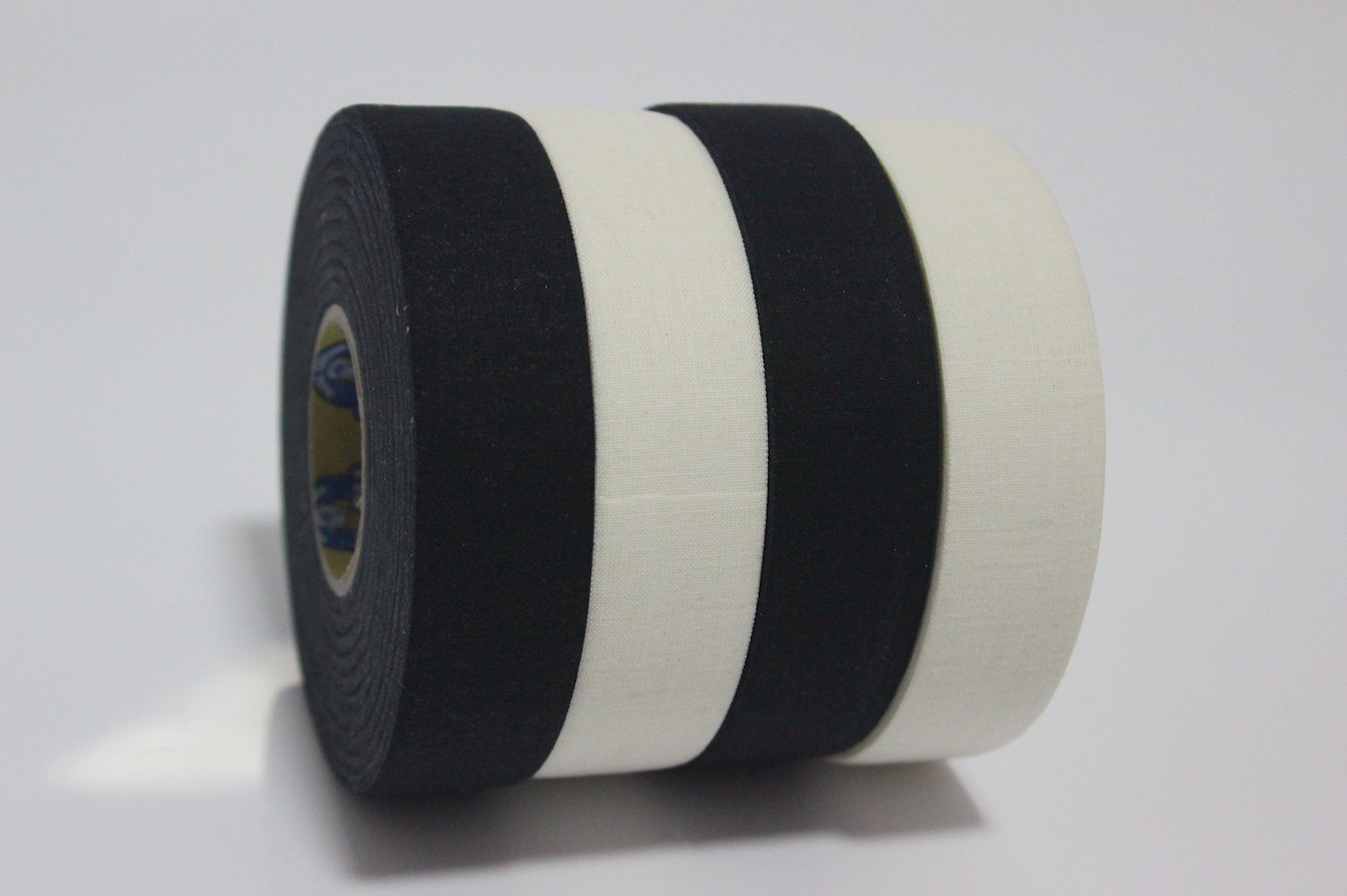 Hot Sale White Black 2.5cm*20m Self-Adhesive Ice Hockey Tape Custom Logo  Hockey Grips Tape