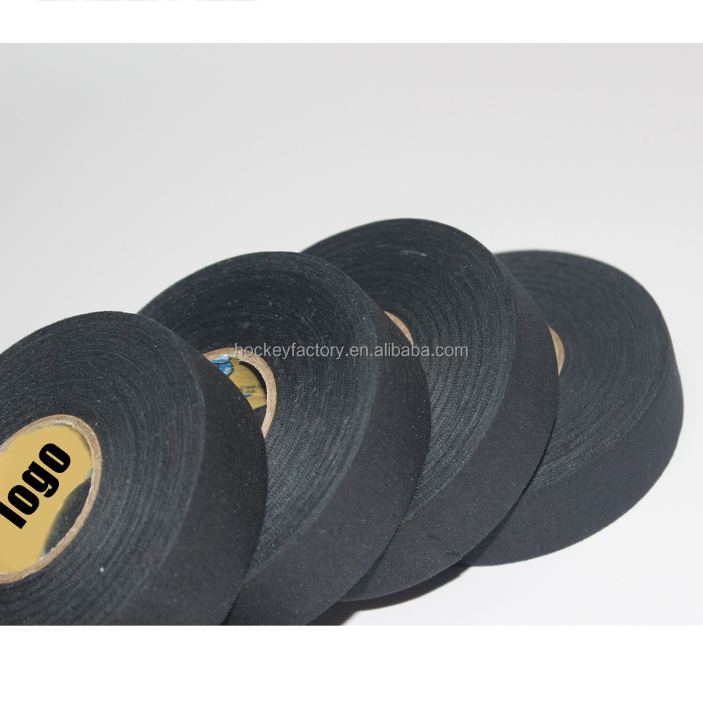 Hot Sale White Black 2.5cm*20m Self-Adhesive Ice Hockey Tape Custom Logo  Hockey Grips Tape