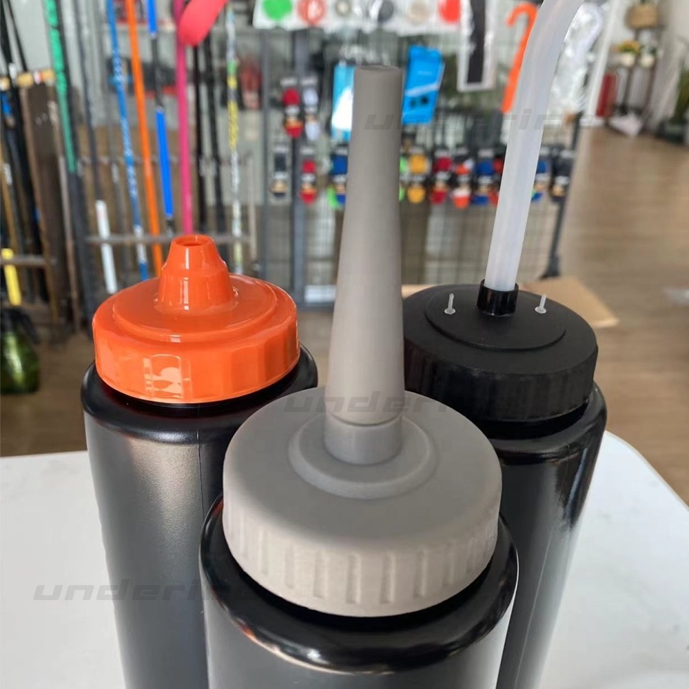 Hockey Water Bottle ready to ship hockey accessories 1000ML big capacity sport bottle Pro Custom Senior Adult White Black Orange