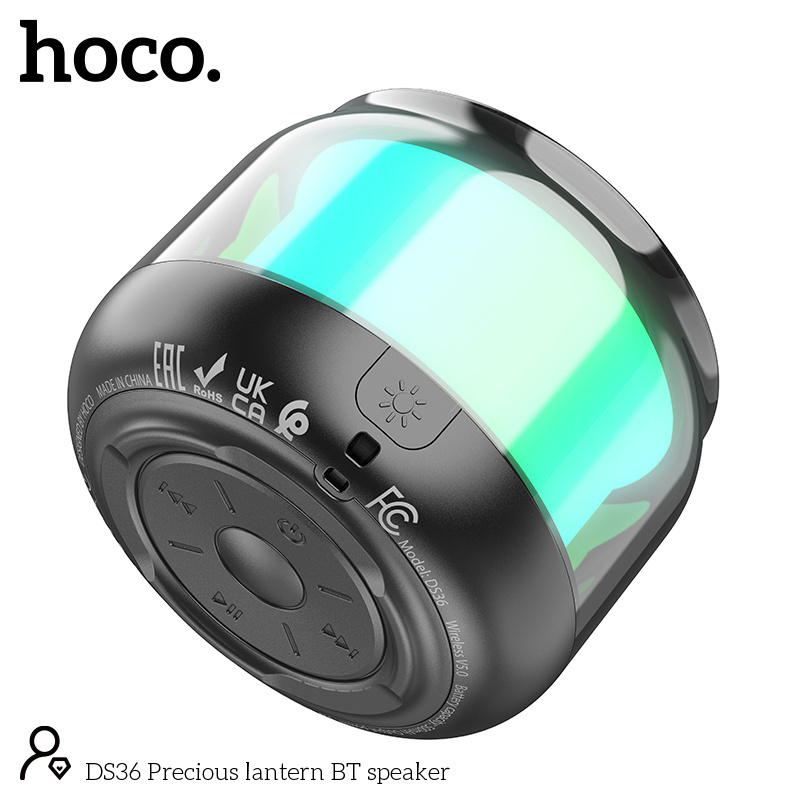 2022 Hoco OEM DS36 Precious Lantern RGB lights Portable BT 5.2 TWS Wireless Speaker