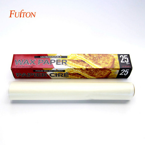 Wax Paper Rolls for Food Grease Proof Deli Wrapper Pre Cut Natural Wax Paper Sheets White Deli Papers For Sandwiches