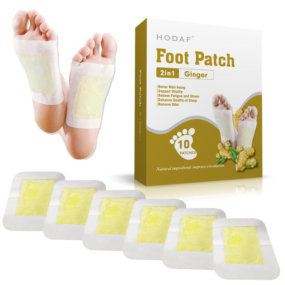 Bamboo Vinegar Slim Detox Foot Pads Natural Cleansing Detox Foot Patch ...