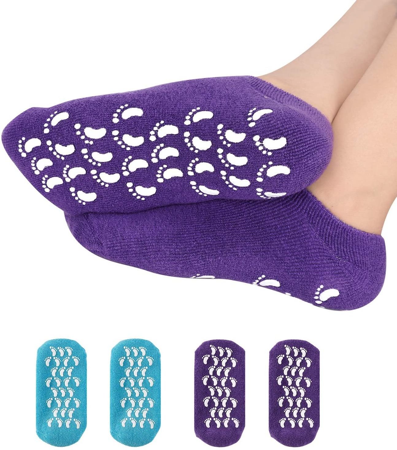 Silicone Gel Sock Wholesale Price High Quality Cooling OEM Moisturizing Spa Gel Socks