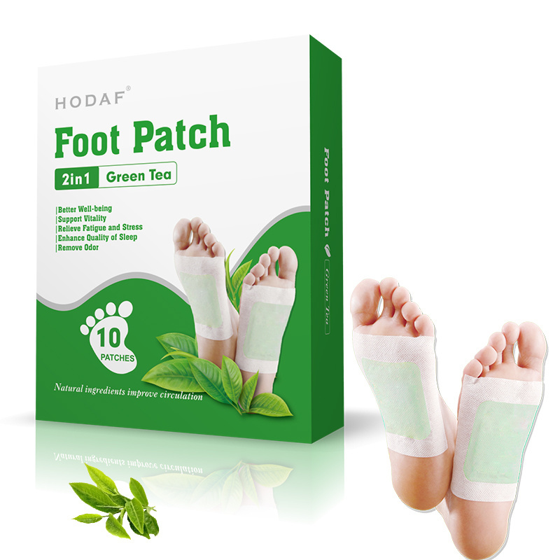 Footpatch Bamboo Vinegar Slim Detox Foot Pads Natural Cleansing Detox Foot Patch ...