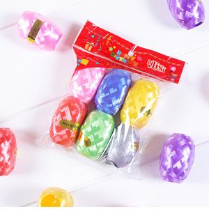 party supply wholesale price Holographic Curling Ribbon christmas Egg rope gift package balloon decoration ribbons