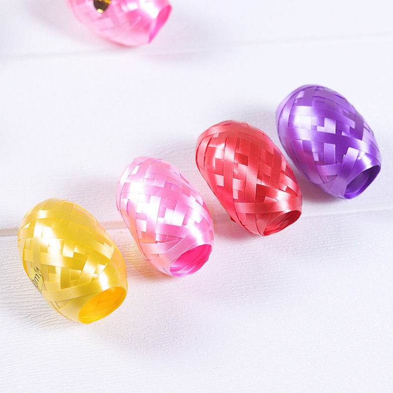 party supply wholesale price Holographic Curling Ribbon christmas Egg rope gift package balloon decoration ribbons