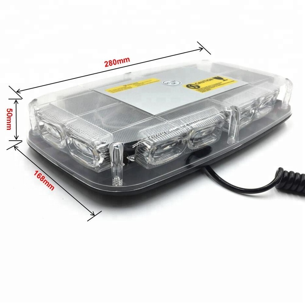 90W E-Mark R65 magnetic mini led warning light bar