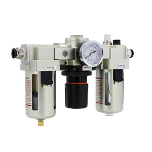 SMC Type AC3000-03 Pressure Drain Air Source Treatment Filter Regulator Lubricator Pneumatic FRL Three Unit