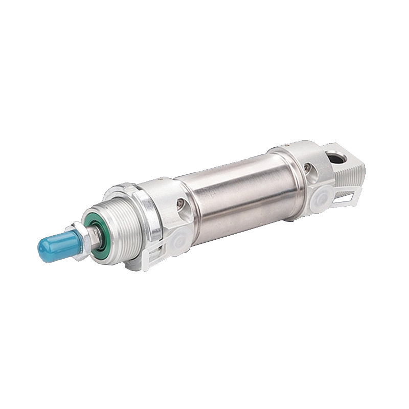 DSNU Mini Round Air Cylinder Stainless steel air piston cylinder double acting pneumatic cylinder DSNU-12-20-25-32-40-PPV-A