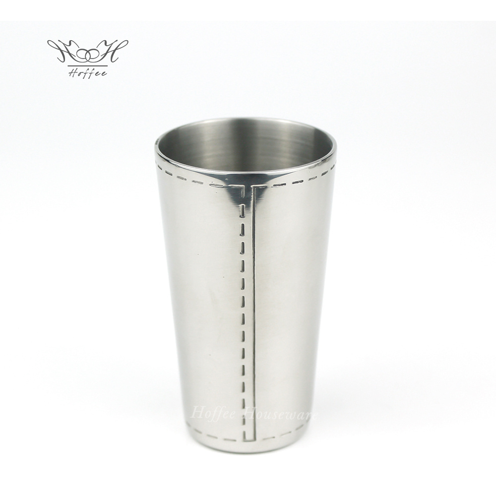 Stainless Steel Drinking Shot Glasses Portable Outdoor Collapsible Small Tea Cup Shot Glass