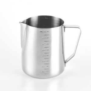 900ml Espresso Steaming Jug Stainless Steel 304 Coffee Milk Pitcher With Measurements Scale