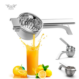 Premium Handheld Lemon Squeezer Machine Stainless Steel 304 Heavy Duty Squeezer Orange Citrus Press Juicer And Lime Squeezer