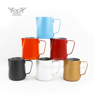 600ml Custom Logo Barista Tool Stainless Steel Milk Jug Espresso Steaming Pot Latte Art Cup Melting Coffee Milk Frothing Pitcher