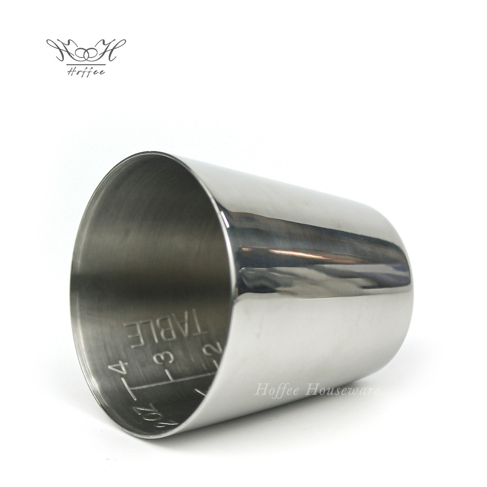 2oz Mini Metal Shot Glass Cup Stainless Steel Wine Tumbler Portable Outdoor 70ml Collapsible Small Wine Glass