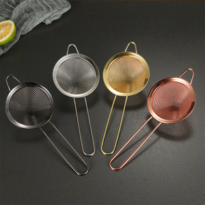 Professional Stainless Steel  Cocktail  Bar Tools Conical Fine Mesh Strainer