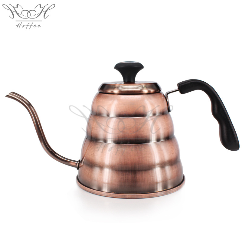 Hot Sale Stainless Steel Coffee Hand Drip Kettle Pour Over Coffee Pot Gooseneck Long Spout 0.7/1.0/1.2L