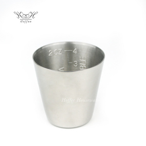 2oz Mini Metal Shot Glass Cup Stainless Steel Wine Tumbler Portable Outdoor 70ml Collapsible Small Wine Glass