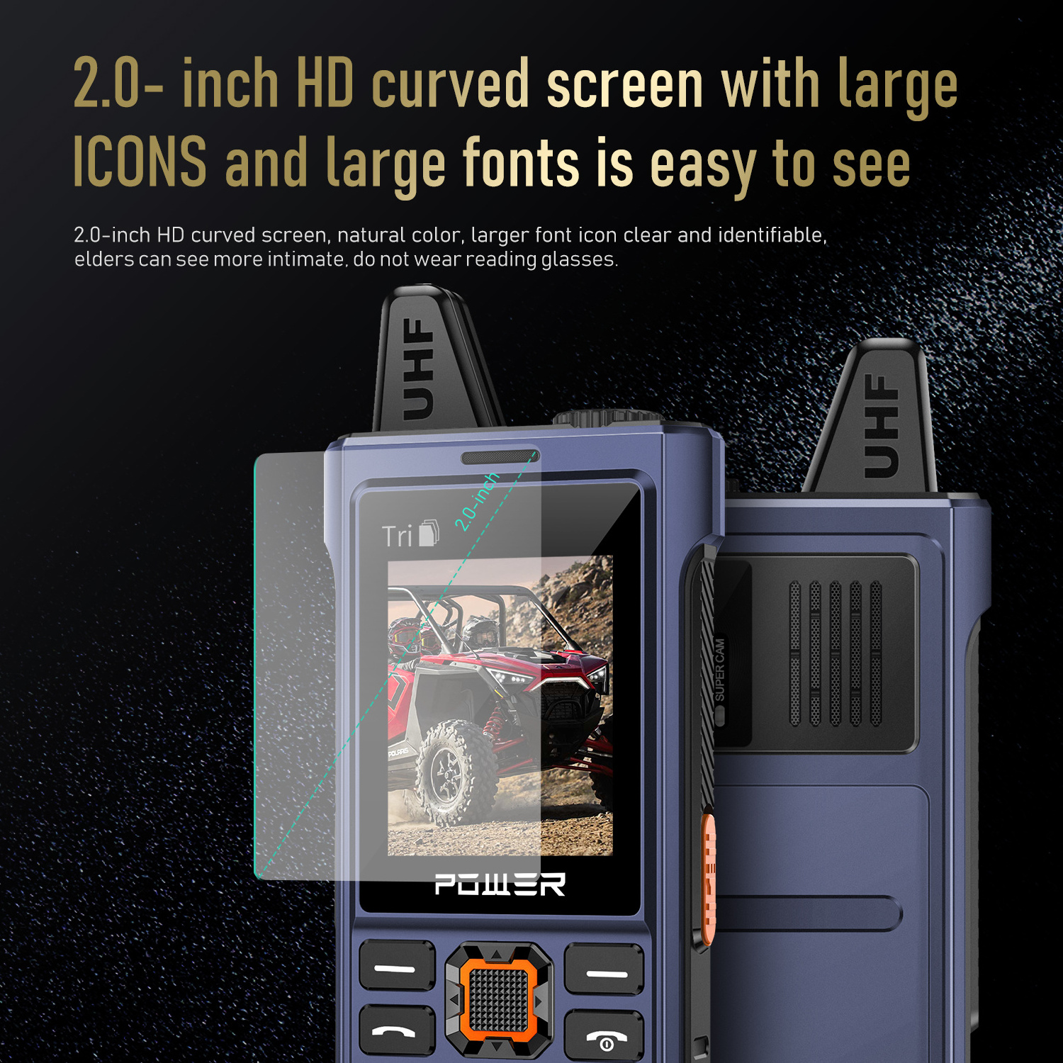 Flip Phone T1 3G 4G  mini Screen Mobile Phone Large Keyboard And Large Bettery Strong flashlight Android Cell Phones