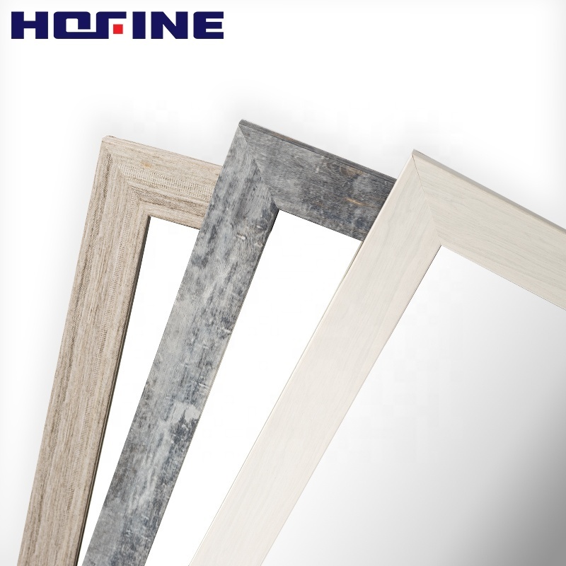 HOFINE Modern high mirror long plastic full length wall mounted floor to ceiling mirror over the door mirror